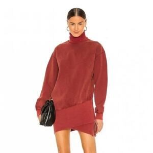 Young Broke and Fabulous Asymmetrical Zipper Sweatshirt Dress